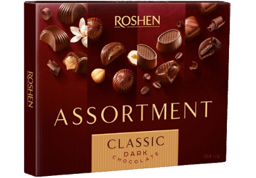 Šokoladinių saldainių rinkinys ROSHEN ASSORTMENT CLASSIC, 154 g