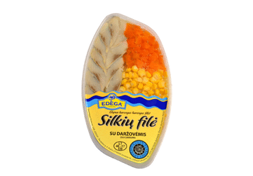 Silkių filė su keptomis daržovėmis EDEGA, 200 g