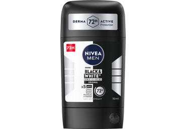 NIVEA MEN Black & White Invisible стиковой антиперспирант Original для мужчин, 50 мл
