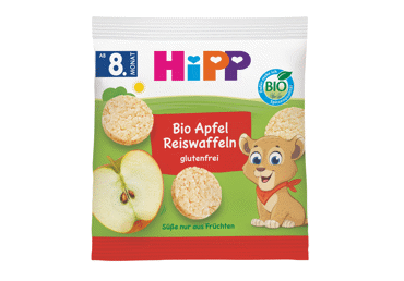 Ekologiški obuolių paplotėliai HIPP (nuo 8 mėn.), 30 g