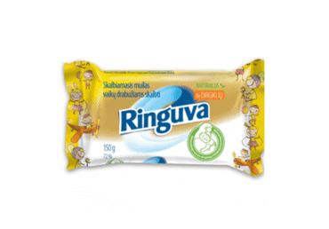 Skalbiamasis muilas RINGUVA vaikų drabužėliams skalbti, 0.15 kg