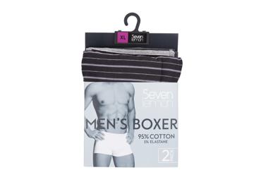 Vyriškos boksikės SEVEN LEMON, XL dydis, 2 vnt., 2 vnt.