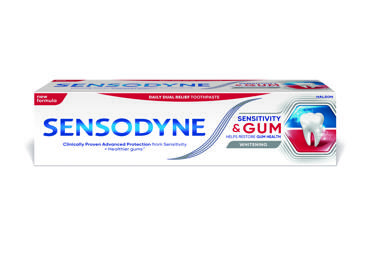 Dantų pasta SENSODYNE SENSITIVITY & GUM WHITENING, 75 ml