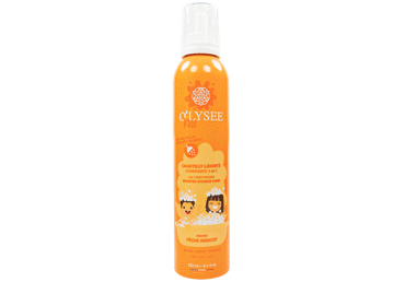 Children's shower foam O'LYSEE, peach and apricot scent, 250 ml