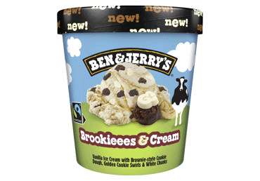 Valgomieji ledai BEN&JERRY'S su sausainiais ir kremu, 388 g