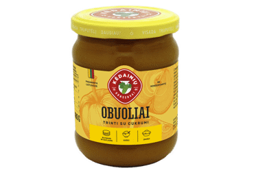 Trinti obuoliai KĖDAINIŲ KONSERVAI su cukrumi, 480 g