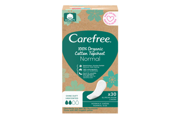 Higieniniai įklotai CAREFREE ORGANIC COTTON, 30 vnt.