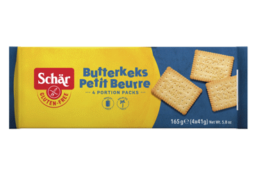 Sviestiniai sausainiai SCHAR, be glitimo, 165 g