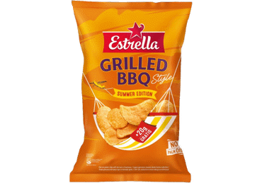 Картофельные чипсы ESTRELLA, со вкусом барбекю, 200 г