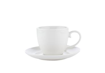 Puodelis su lėkštute AURORA WHITE HOME, 230 ml, 1 vnt.