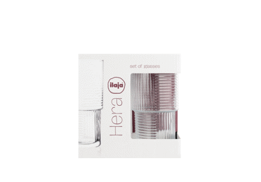 Stiklinė ILAJA Hera 400ml, 4vnt