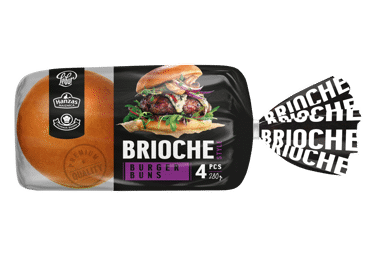 BRIOCHE mėsainių bandelės, 280 g