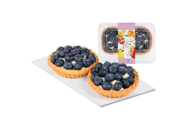 Tartaletė su maskarponės kremu ir šilauogėmis, 170 g