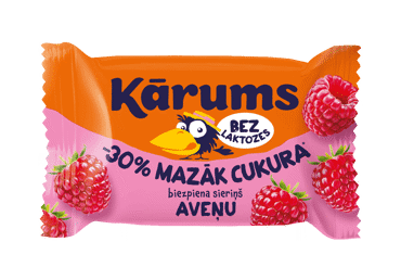 Творожок без лактозы KĀRUMS, со вкусом малины, 22.8%, 40 г