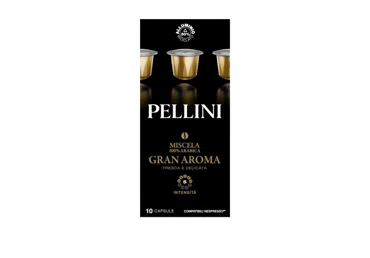 Kavos kapsulės PELLINI GRAN AROMA, 10 g