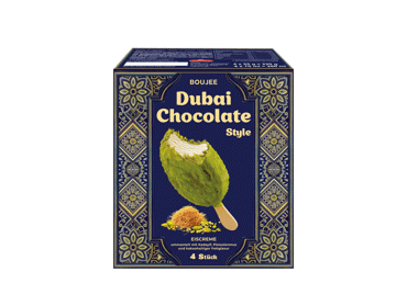 Dubai chocolate ice cream BOUJEE, 4 pcs., 220 g