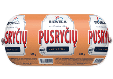 Virta BIOVELOS PUSRYČIŲ dešra, aukščiausia rūšis, 330 g