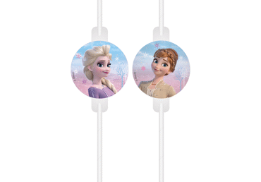 Popieriniai šiaudeliai FROZEN, 4 vnt., 4 vnt.