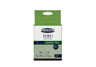 Tofu kačių kraikas ARDOUR Green tea 2,5kg
