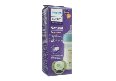 Rinkinys Buteliukas Avent, Natural Response 260 ml ir čiulptukas 0-6 mėn., SCD838/17