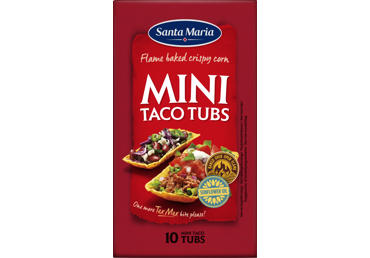 Mažos kukurūzų geldelės takams SANTA MARIA TEX MEX, 10 vnt., 86 g