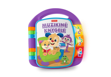 Muzikinė knygelė FISHER PRICE, 1 vnt.