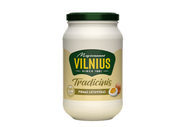 PIRMAS LIETUVIŠKAS majonezas VILNIUS, 35 % rieb., 900 ml