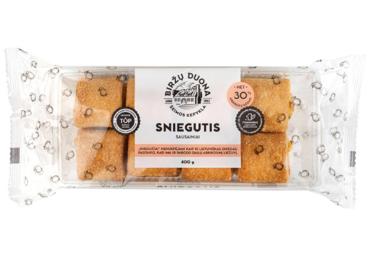 BIRŽŲ DUONOS cookies SNIEGUTIS, 400 g