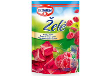 Želė DR. OETKER, aviečių skonio, 72 g