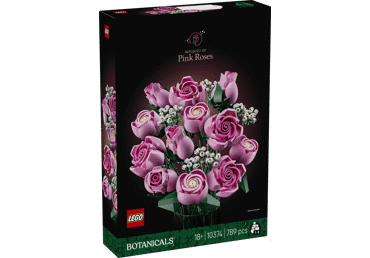 Konstruktorius LEGO Rausvų rožių puokštė 10374