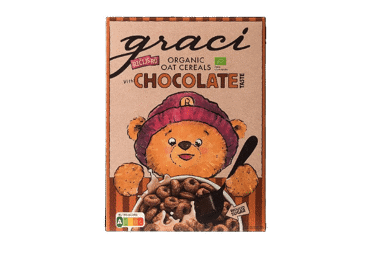 Organic oat breakfast cereals GRACI, chocolate flavor, 300 g