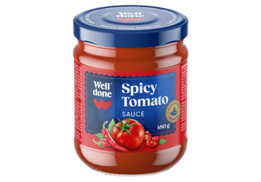 Aštrus pomidorų padažas WELL DONE, 480 g
