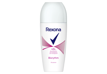 Moteriškas rutulinis dezodorantas REXONA BIORHYTHM, 50 ml