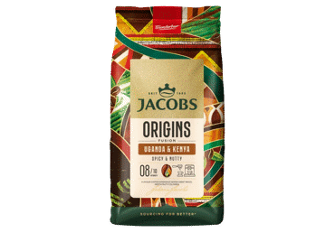 Кофейные зерна JACOBS ORIGINS UGANDA & KENYA, 1 кг