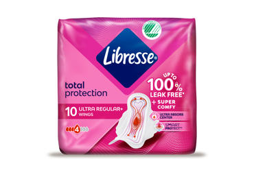 Higieniniai paketai LIBRESSE ULTRA NORMAL WING, 10 vnt.