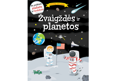 Knyga LIPDUKŲ ATLASAS. ŽVAIGŽDĖS IR PLANETOS, 1 vnt.