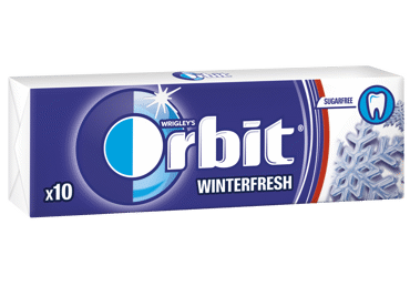 Kramtomoji guma ORBIT WINTERFRESH, 14 g