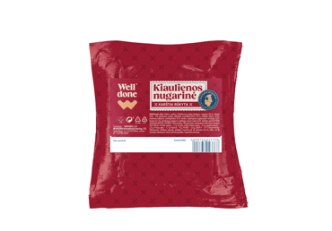 Karštai rūkyta kiaulienos nugarinė WELL DONE, a. r., 1 kg