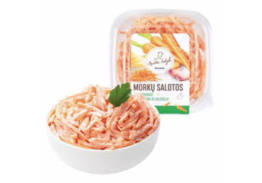 Morkų salotos su česnakais, 300 g
