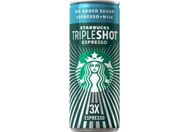 Kava STARBUCKS TRIPLESHOT ESPRESSO be pridėtinio cukraus, 300 ml