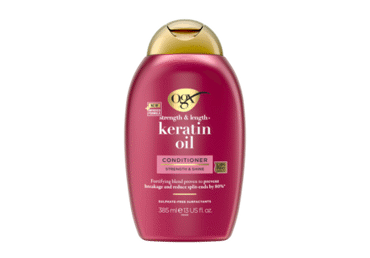 Plaukų kondicionierius OGX su keratino aliejumi, 385 ml