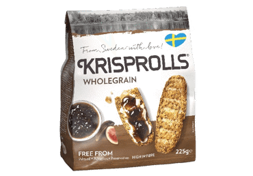 Цельнозерновые тосты KRISPROLLS, 225 г