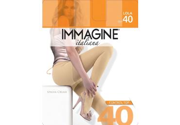 Moteriškos pėdkelnės IMG Lola 40 den, 4 dydis, cream