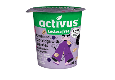 Avižinių dribsnių košė ACTIVUS (su uogomis), 60 g