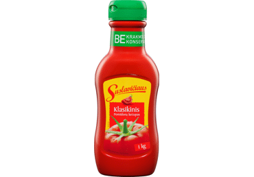 Klasikinis SUSLAVIČIAUS pomidorų kečupas, 1 kg