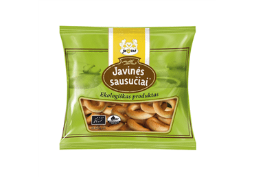 Ekologiški kvietiniai JAVINĖS sausučiai, 150 g