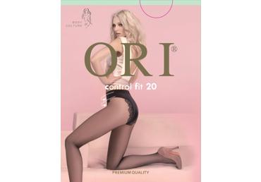 Moteriškos pėdkelnės ORI Comfort fit 20 den, 5 dydis, nero