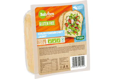Balta duona BALVITEN be glitimo, 250 g