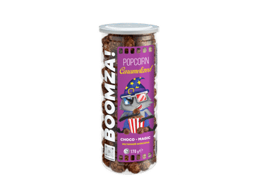 Карамелизированные кукурузные снеки BOOMZA MAGIC CHOCO, 170 г