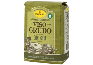 Whole grain buckwheat flour MALSENA, 1 kg